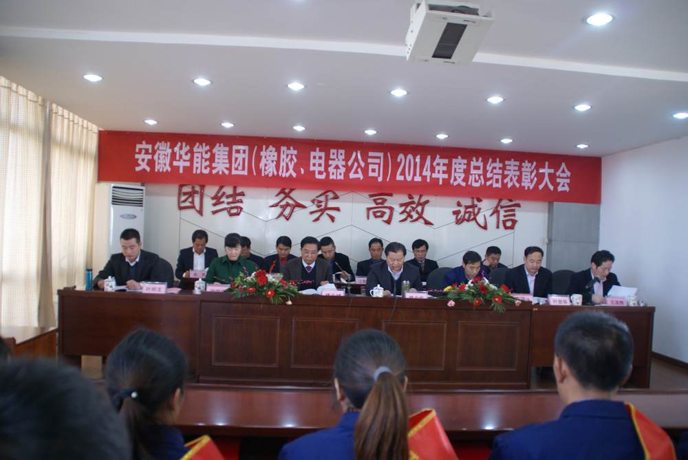華能電纜集團(tuán)隆重召開2014年度工作總結(jié)表彰大會(huì)